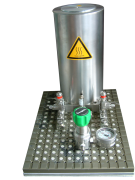 Vysokoteplotní a vysokotlaký náplňový mikroreaktor